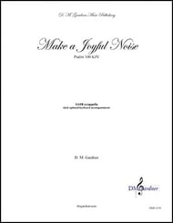 Make a Joyful Noise SATB choral sheet music cover Thumbnail